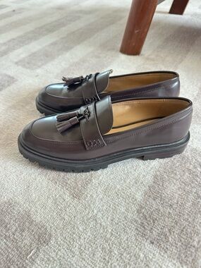 Ann Taylor Leather Tassel Loafers